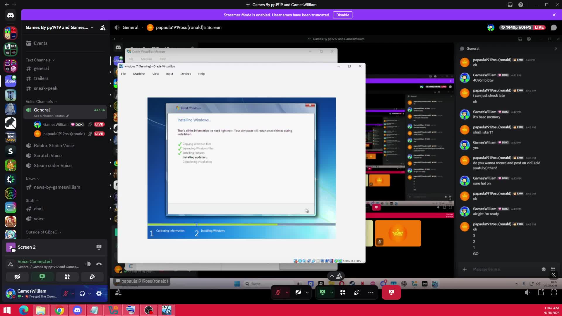 Ronaldosu installing Windows 7