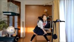 Seifuku school girl Jpop dance Megu Megu ☆ Fire Endless Night