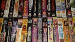 wrestling VHS collection