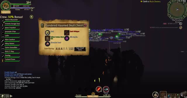 Looting Dark Whisper - The Legend of Pirates Online