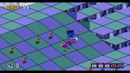 Sonic 3D Blast Diamond Dust Zone Act 2 and 3
