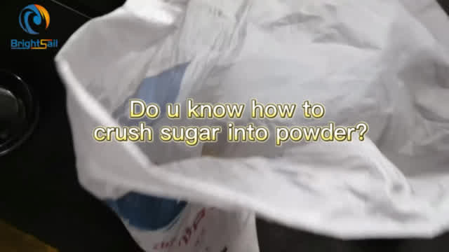 Do u know how to crush sugar into powder by sugar grinding machine?