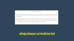 Injury Lawyer IN Medicine Hat - BPCAB Personal Injury Lawyer (587) 801-5617