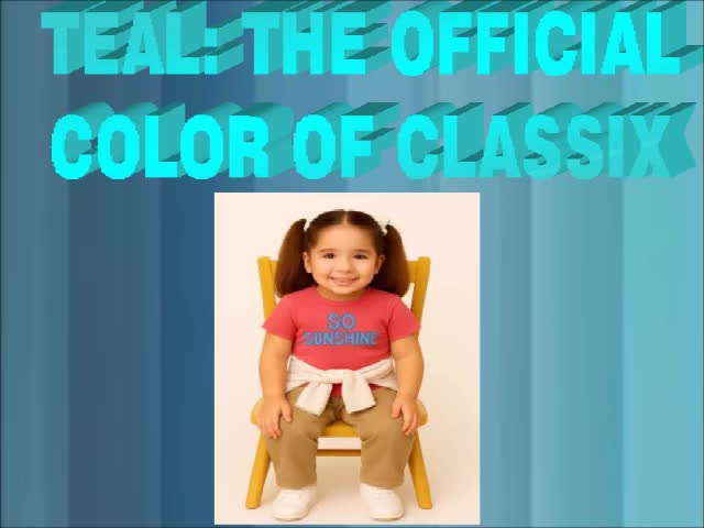 Teal The Official Color Of Classix