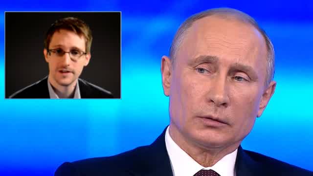 Edward Snowden Asks Putin About Mass Surveillance