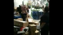 Walmart Stock Room Workers Throw iPads for Fun