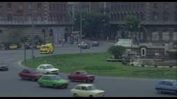 Car Chase in Wheels on Meals - 1984