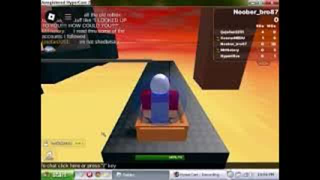 Nooberbro tries to defeat shedletsky ( part 2 never coming )