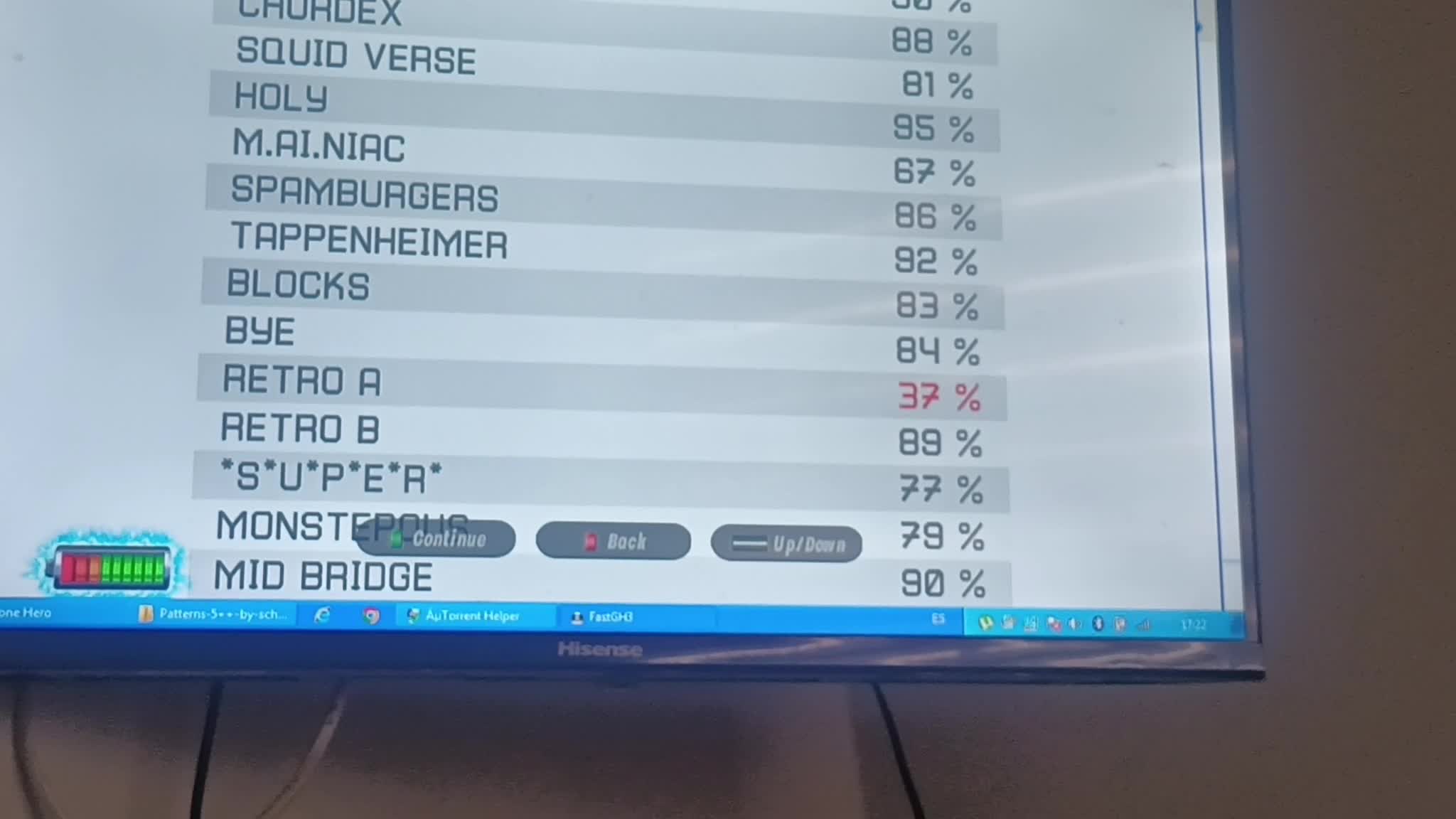 GH3 ~ Patterns 5++ (Hard) by Schmutz06 - Pass (STATS SCREEN)