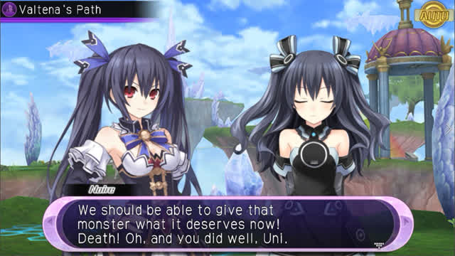 Hyperdimension Neptunia U Action Unleashed - Ch.3 Quest Cutscene - Black Regality