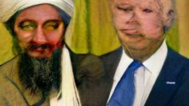 Osama bin Laden Meeting Joe Biden - DALL·E mini
