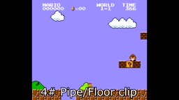 Super Mario Bros - 11 Glitches in 1 Level