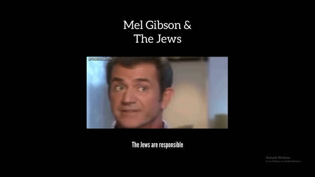 “The jews are responsible for all the wars”