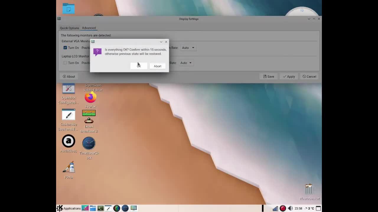 LXDE + KWIN on Manjaro (No LXQT)