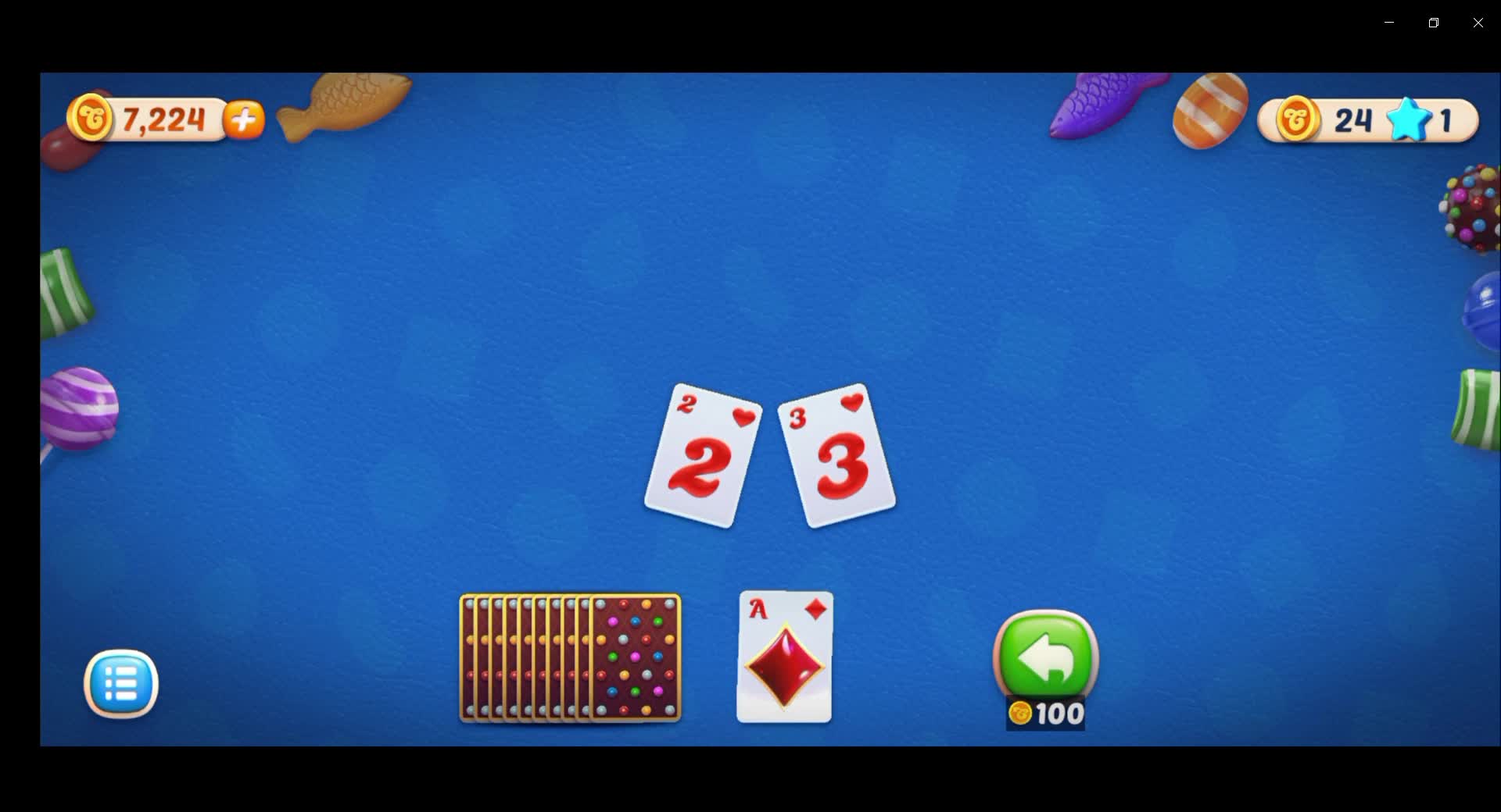 Level 4 Candy Crush Solitaire Chil Play trough