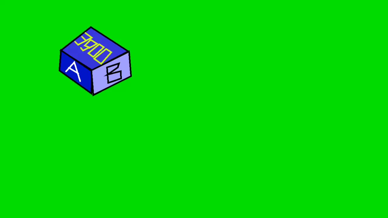 AlienBoy3900 Logo Cube Color Animated