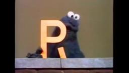 Cookie Monster Fixes the Letter R In Reverse