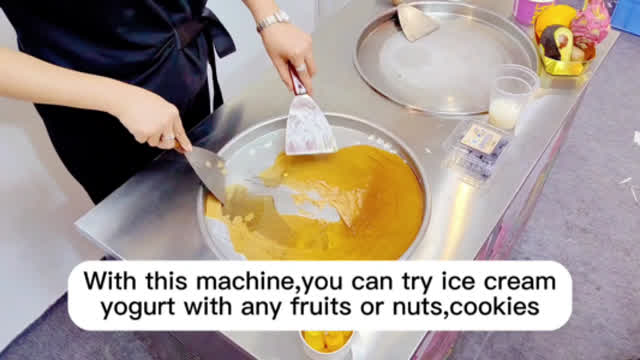 ICE CREAM ROLLS  #icecreammachine