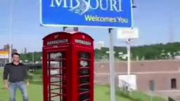 Here i am staring by the pay phone in Missouri