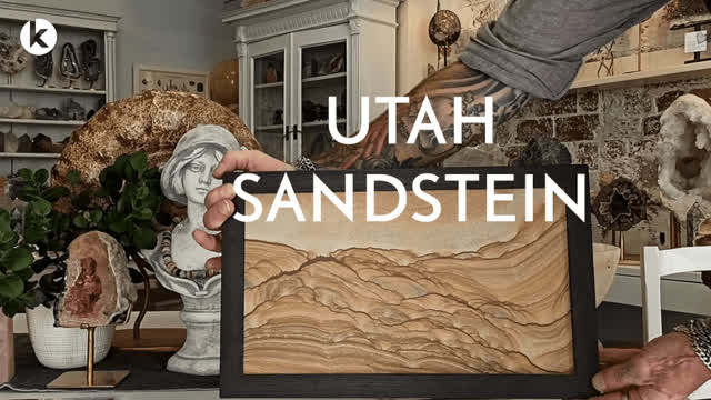 Dekorative Mineralien: Utah-Sandstein