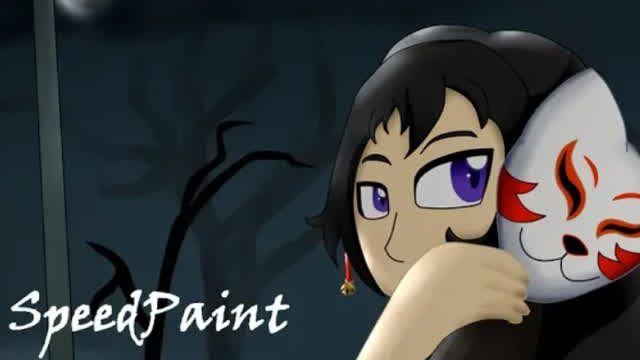 SpeedPaint - MMD OC Sia (gift for ForsakenKitsuneAlice)