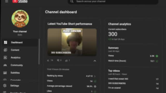 300 subscribers on YT :D