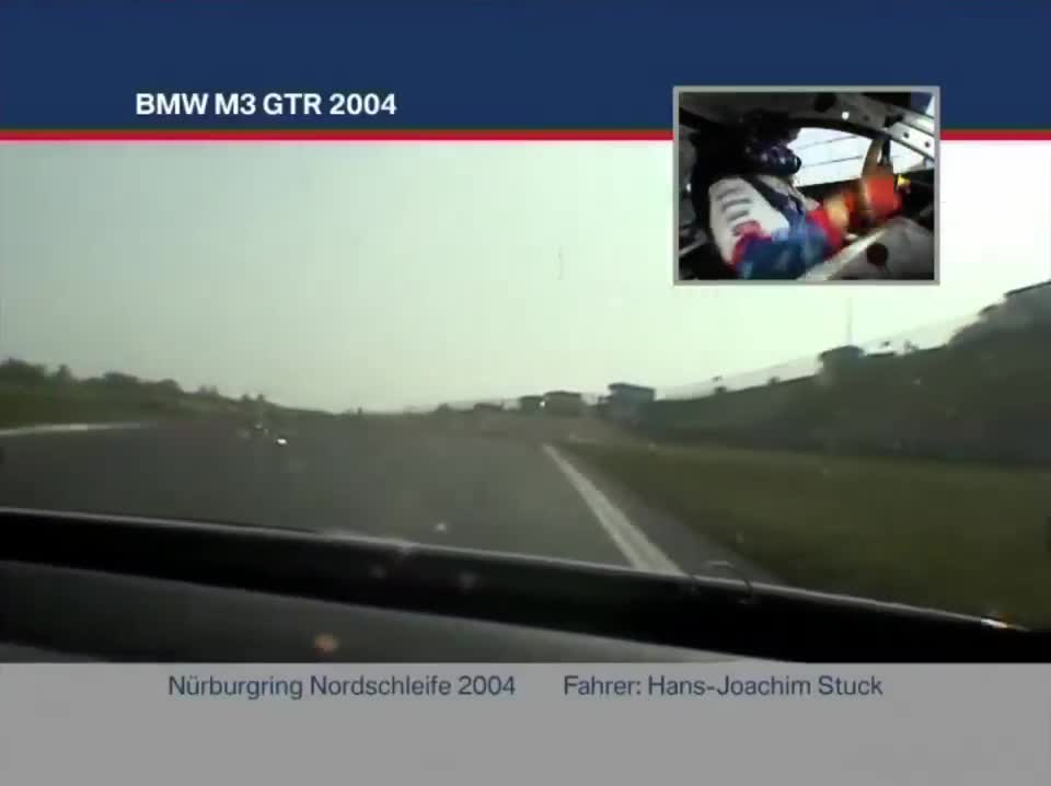 BMW M3 GTR Hans-Joachim Stuck VLN 2004 Nürburgring Nordschleife