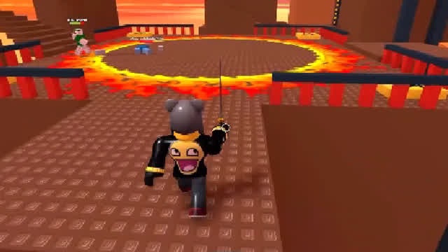 Battling with Swords on Roblox!