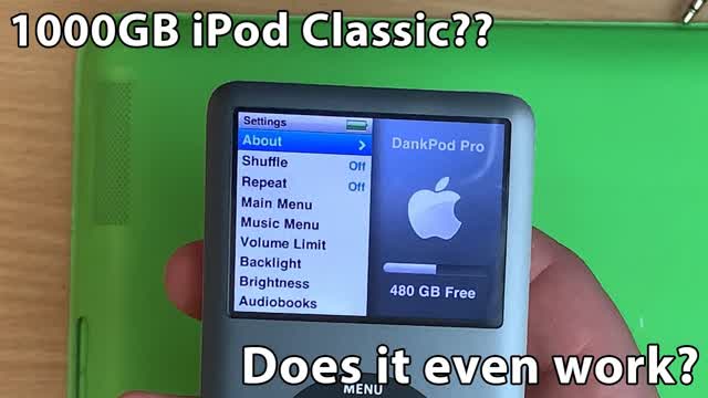 Building a 1000GB iPod classic! Can it handle the storage