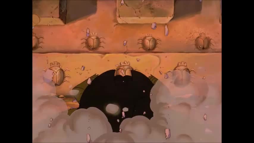 Timon & Pumbaa episode Guatemala Malarkey - Mummy Beetle's Defeat