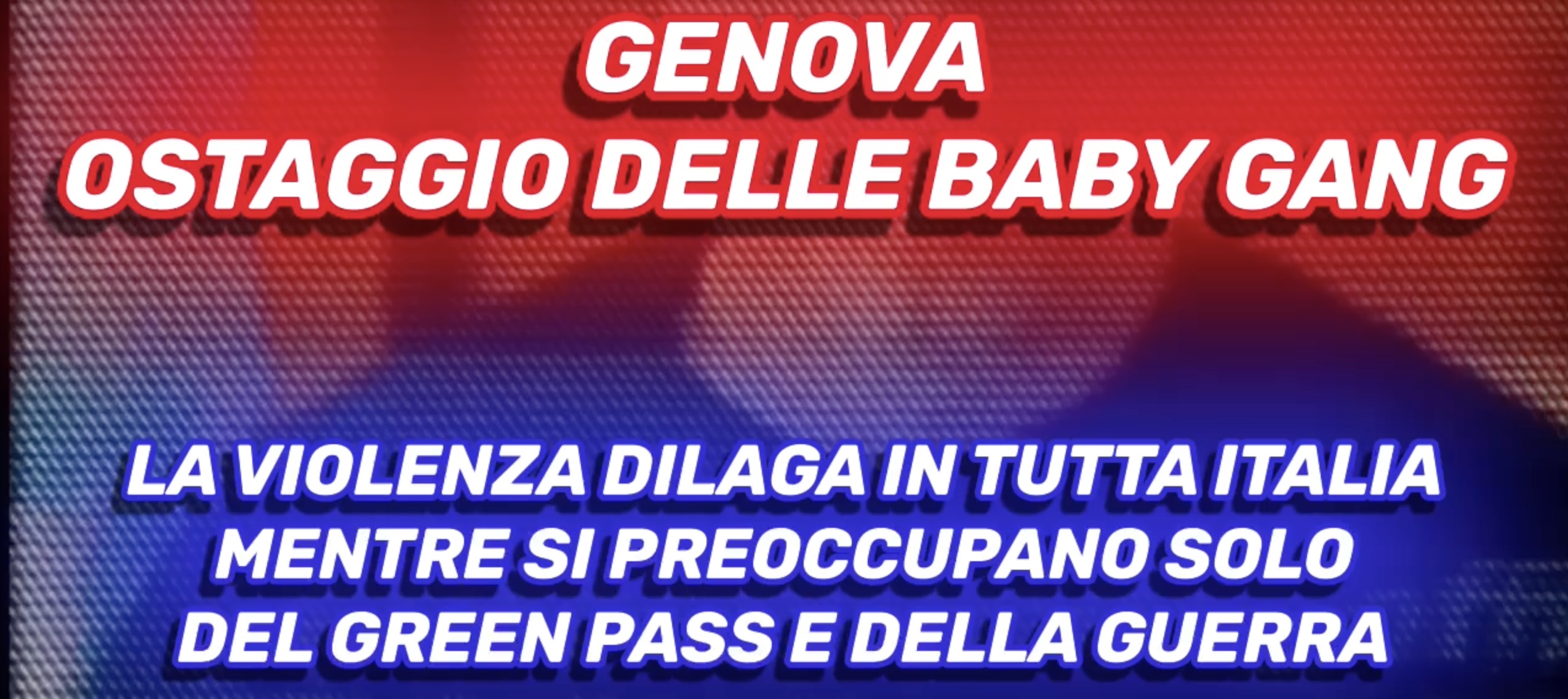 Genova ostaggio delle Baby Gang