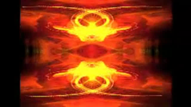 Fiery Techno Trance Visualization - techno visuals with a skull [RECREATION⌉