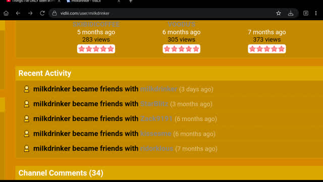 Is milkdrinker coming back to vidlii?????