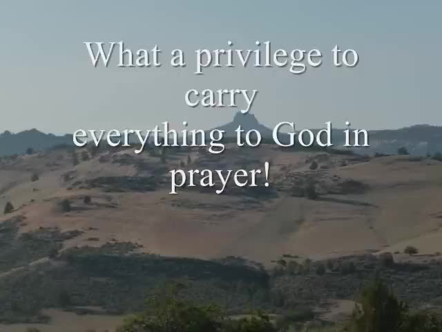 what a friend who have in jesus