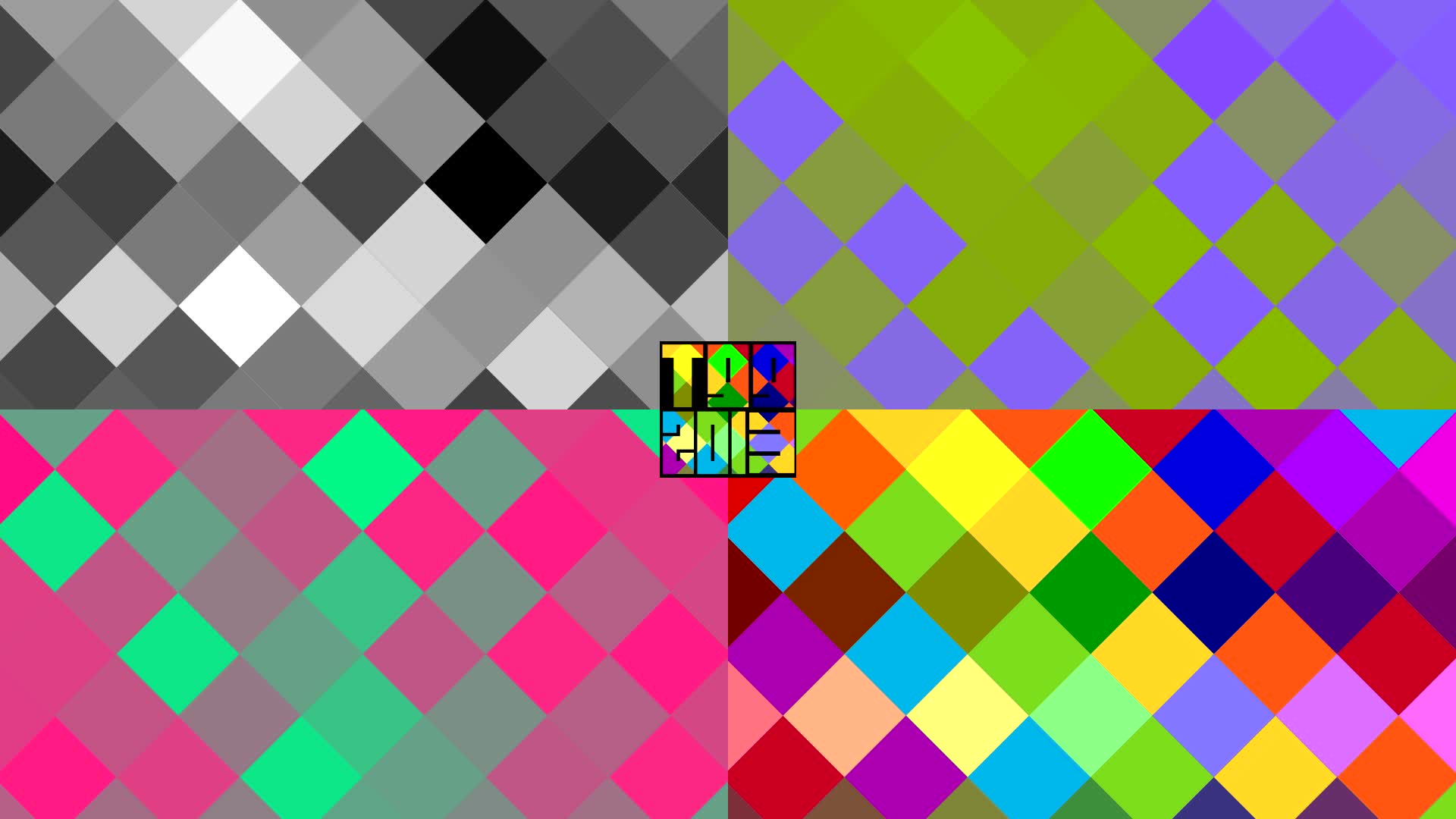 TheGiraffeGuy2013 Colorful Checkerboard Blok in the YCbCr Color Space
