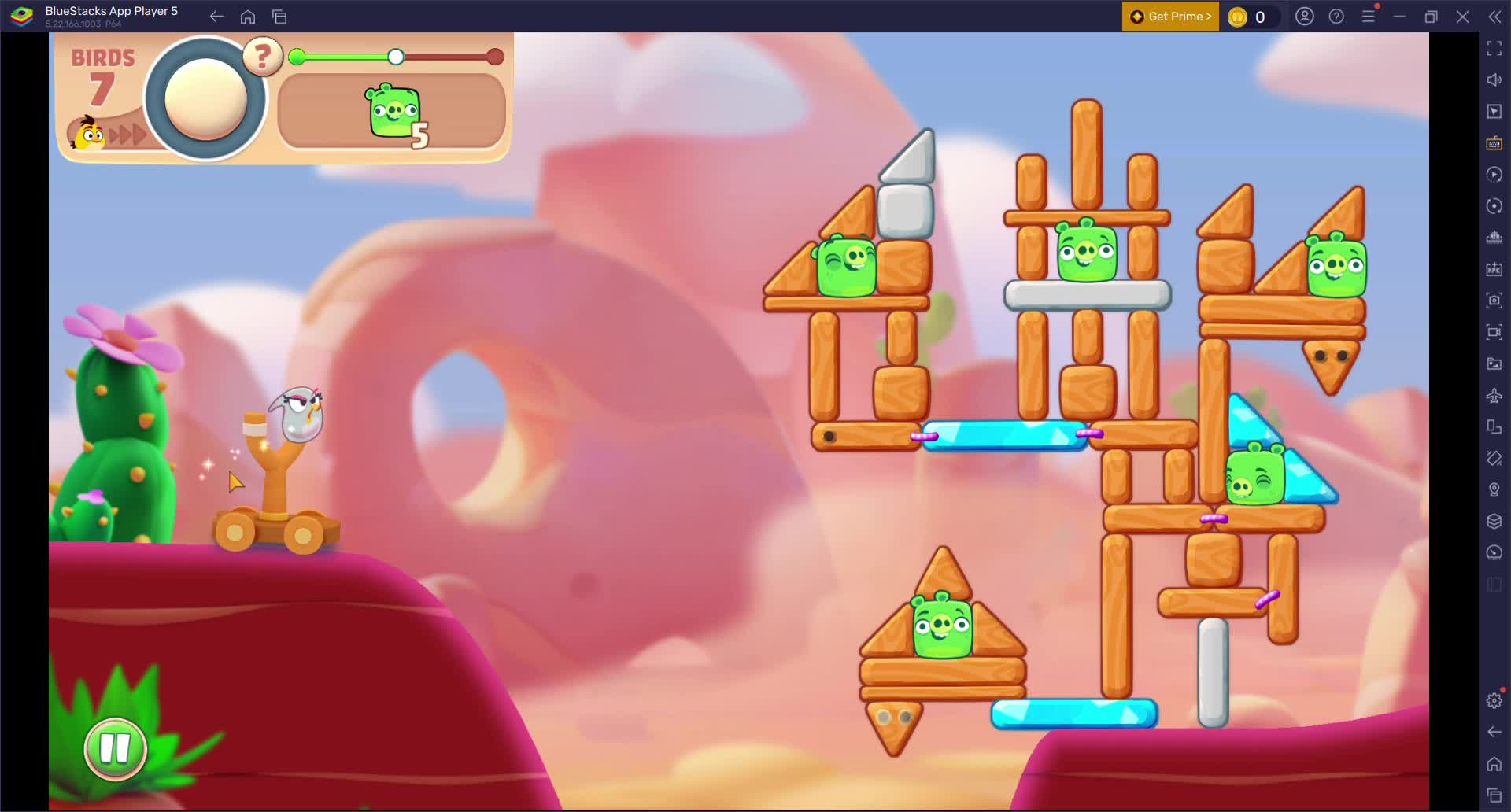 Level 11 Rocky Canyons-Angry Birds Journey