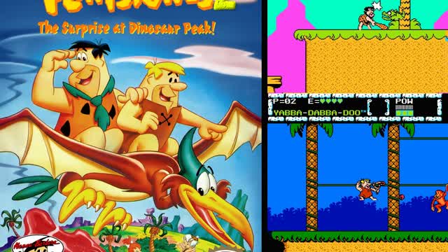 The Flintstones 2: The Surprise at Dinosaur Peak! (Nes) Random Gameplay