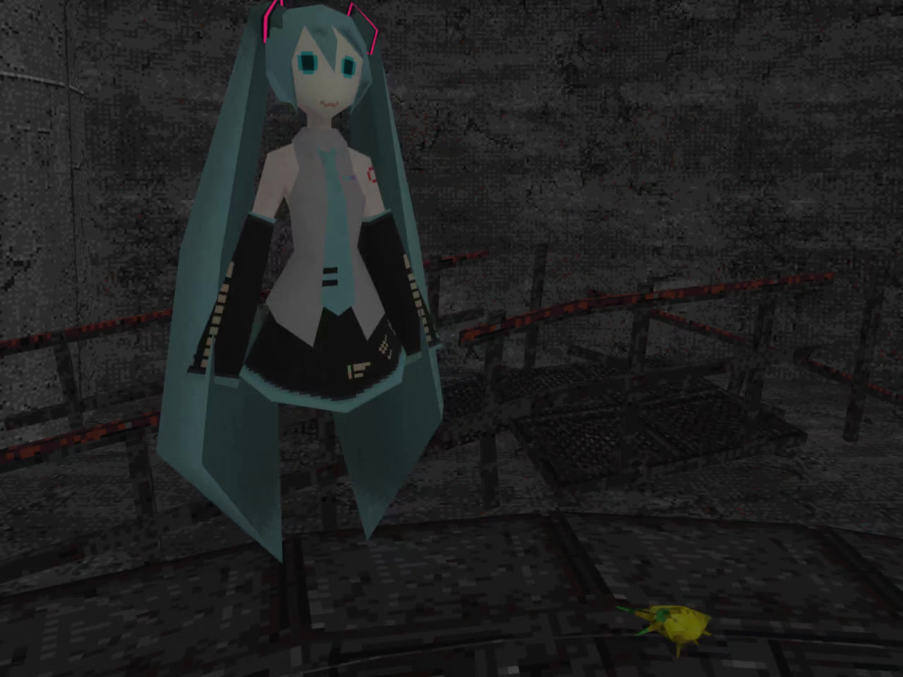 miku eats a lemon roach and climbs