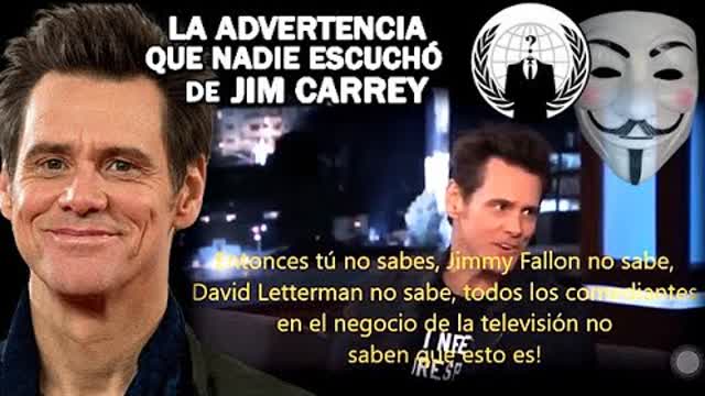 Jim Carrey denuncia a los Illuminatis en TV
