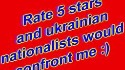 RATE 4+ AND UKRAINIAN NATIONALISTS WILL CONFRONT ME