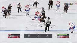 NHL 18 - Goalie Fight - PS4 Gameplay