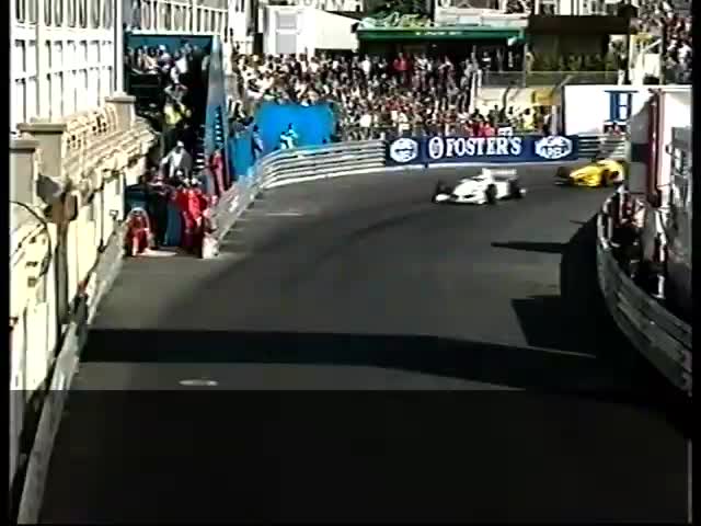 F1 Monaco 1997 FP4-Herbert crashes