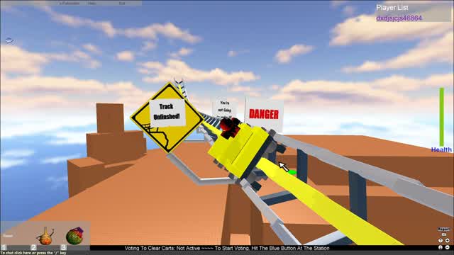An extremely dangerous roller coaster!!!