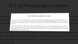 Injury Lawyer St. Albert AB - BLFAB Personal Injury Lawyer (587) 805-4119