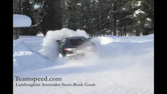 Lamborghini Aventador Crashes
