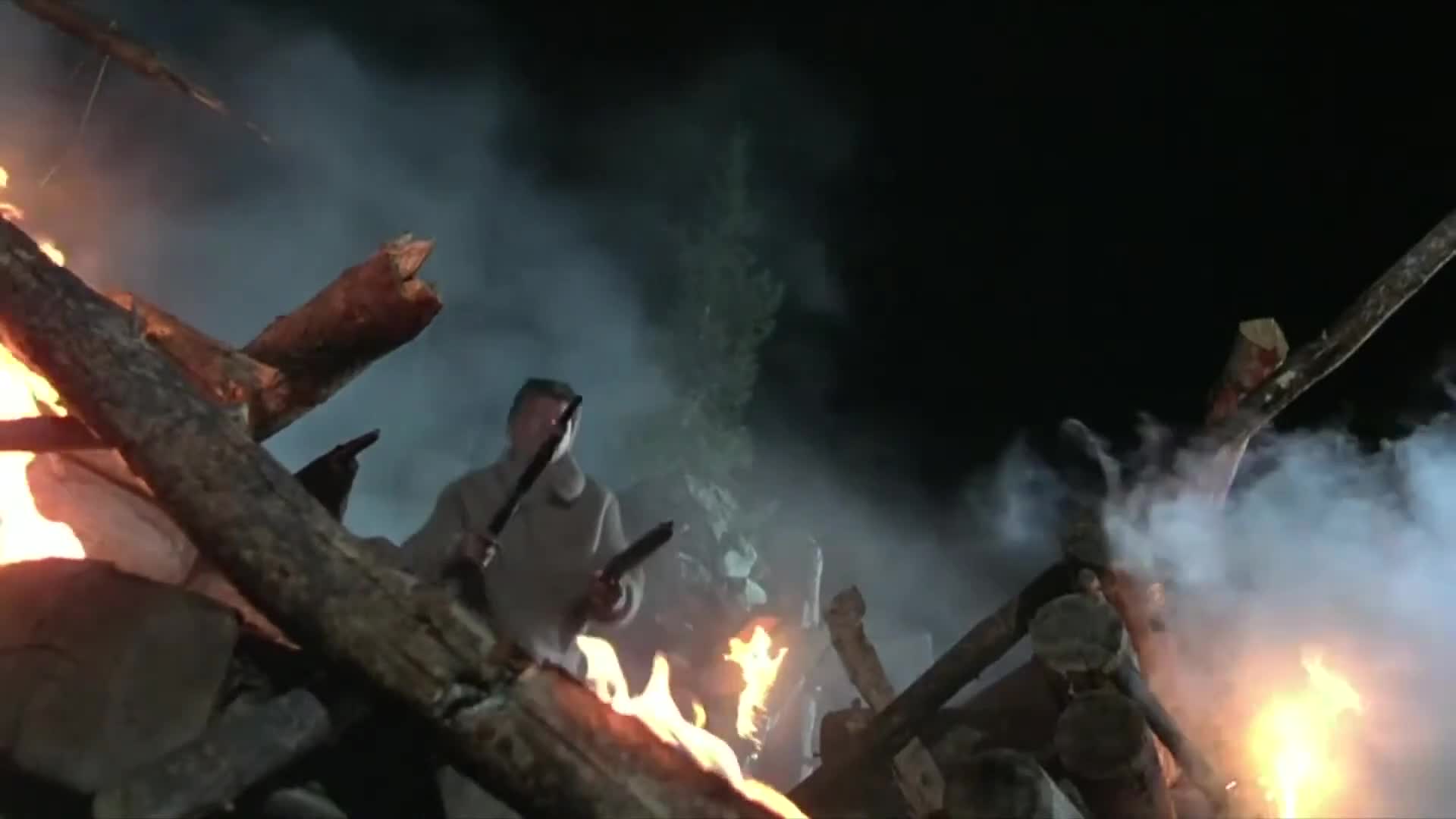 charles bronson jumps out of the ruins