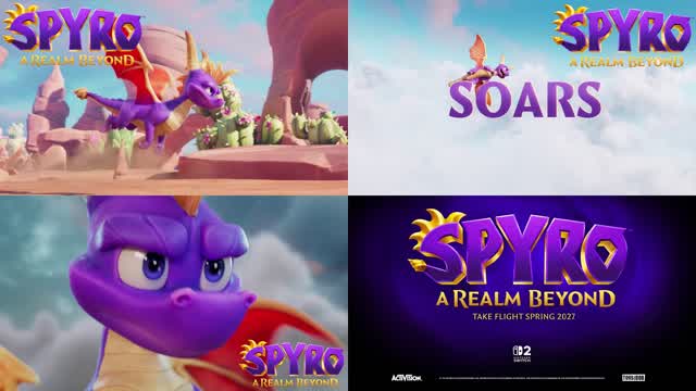 Spyro: A Realm Beyond (Nintendo Switch 2) Announcement Trailer [The 90s Purple Dragon is Back!]