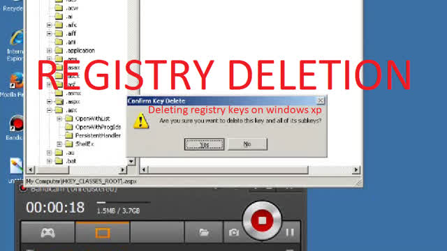 deleting registry keys