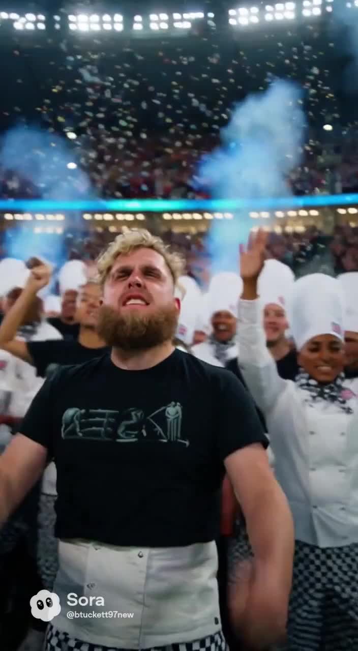 Jake Paul and British Chef's in the Arena [SORA]