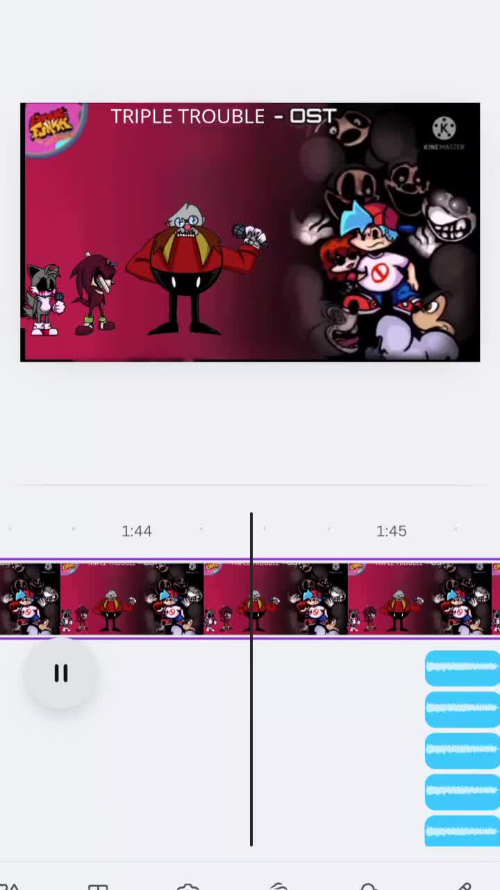 Crashing sound made with old knuckles vocals